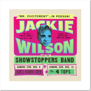 jackie wilson show graphic Posters and Art